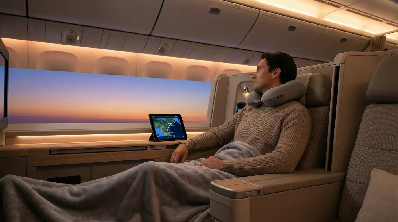 長途飛行指南：10個讓旅程更舒適、更輕鬆的實用技巧 ✈️